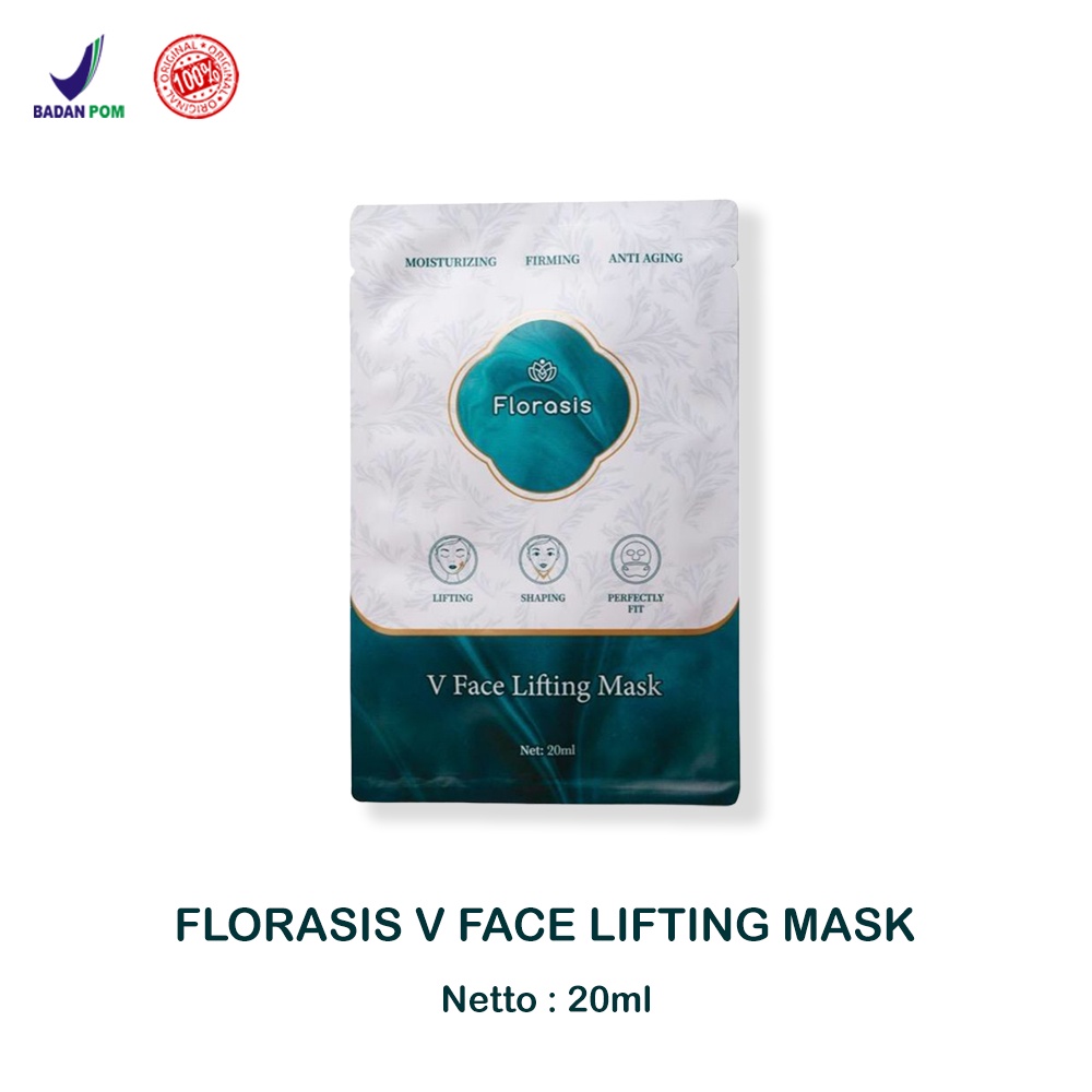 BPOM FLORASIS V Face Lift Lifting Mask Masker Perawatan Wajah 20ml