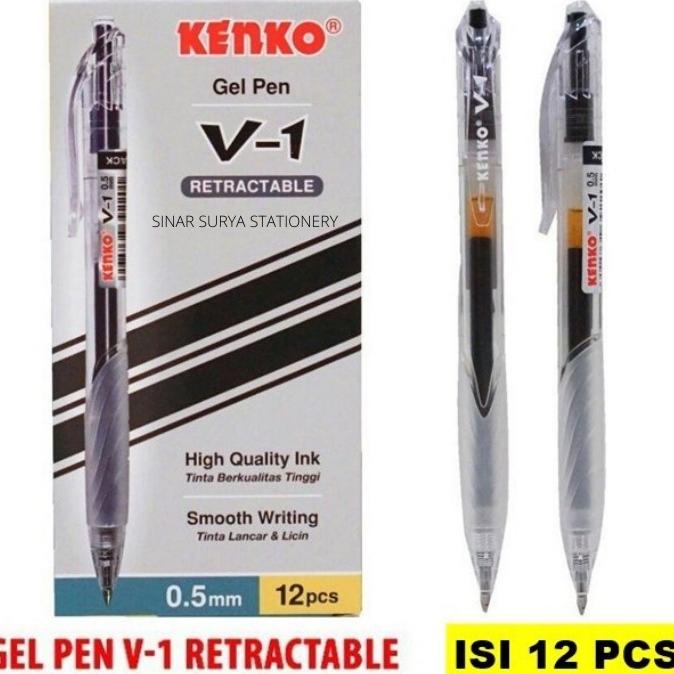 

Discount PULPEN GEL V-1 KENKO / GEL PEN RETRACTABLE 0.5mm per LUSIN /ALAT TULIS AESTHETIC/ALAT TULIS SEKOLAH/ALAT TULIS SET/ALAT TULIS LENGKAP/ALAT TULIS ANAK/ALAT TULIS LUCU