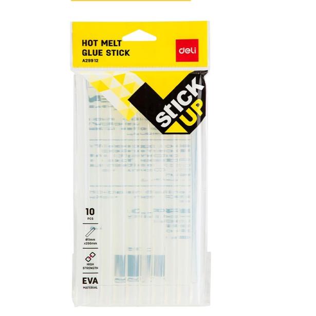 

Deli Glue Gun Refill Isi ulang Lem Tembak isi 10 pcs 11mmx20cm EA29912