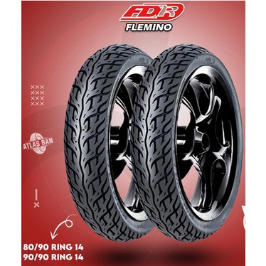 BONUS PENTIL - BAN LUAR TUBELESS TUBLES FDR DEPAN 80/90-14 FLEMINO