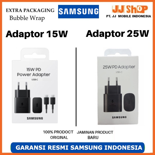 SAMSUNG TRAVEL ADAPTER CHARGER 25W 15W ORIGINAL 100%