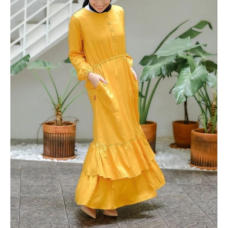 Gamis wanita/Rilley/7/Gamis katun rayon