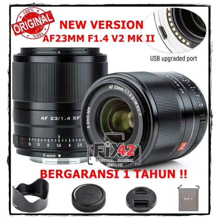 Lensa Viltrox VILTROX 23mm F1.4 XF STM For FUJI Fujifilm X-mountCamera