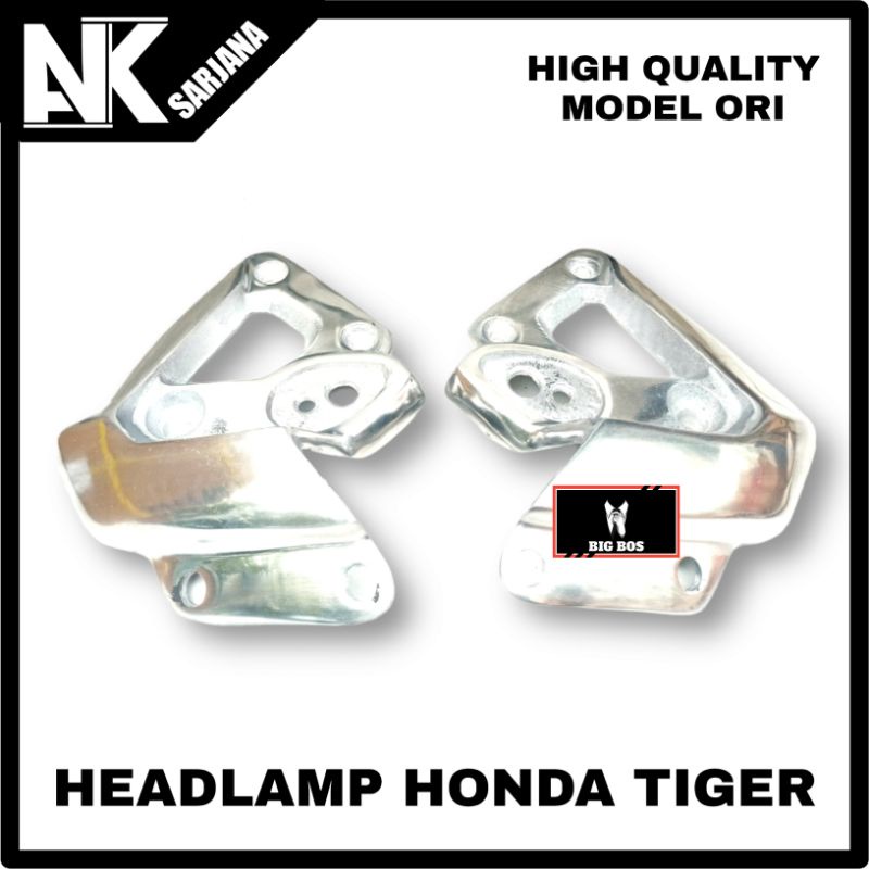 BRACKET LAMPU TIGER BARONG PANGKON LAMPU DEPAN KUPINGAN BARONG HONDA TIGER TIREV TIGER REVO MEGAPRO