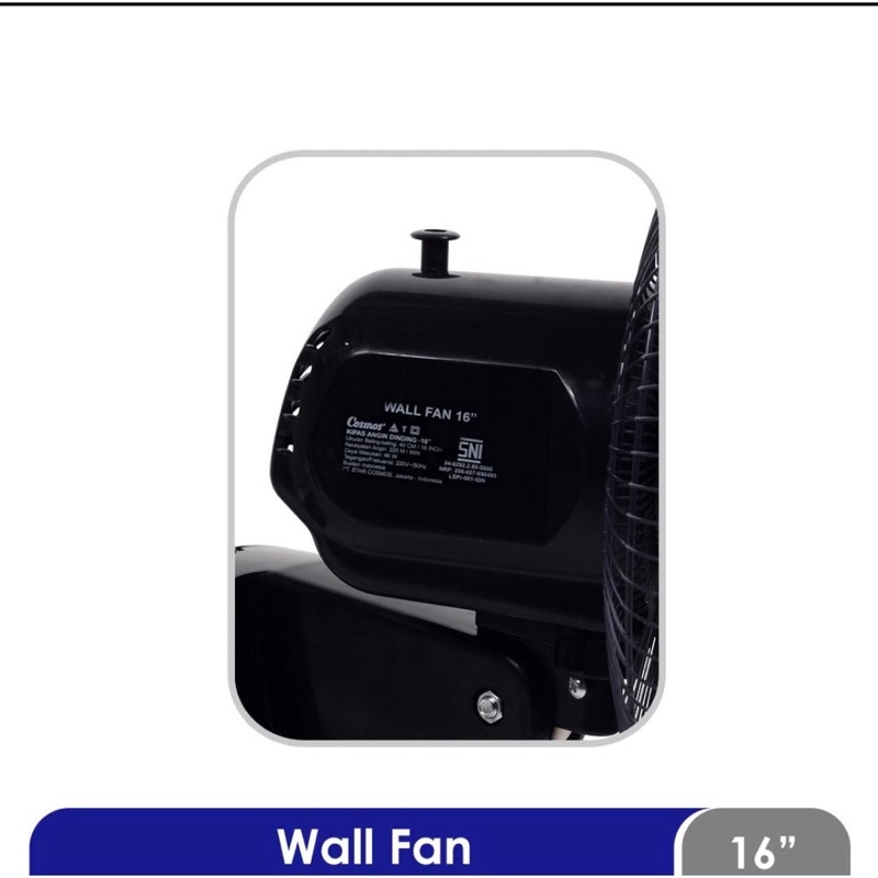 Kipas Angin Dinding Wall Fan Cosmos 16 WFD