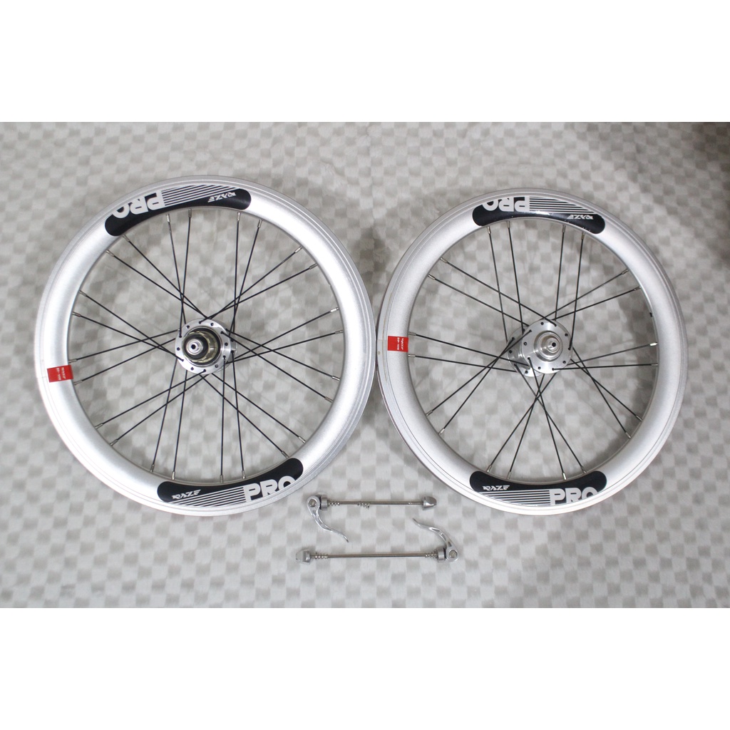 Velg rims wheelset sepeda lipat raze pro 20 murni Discbrake 406 20 inch