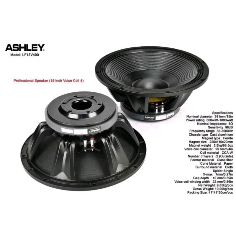 Speaker ashley LF15V400