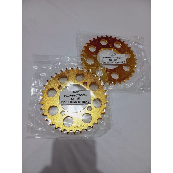 gear belakang-DVX-428-35T GOLD YAMAHA FIZR RXKING JUPZ