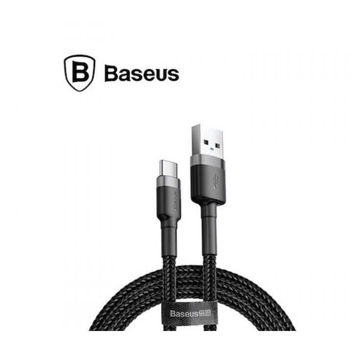 Baseus Cafule Data Cable USB-A to USB-C 3A 0.5m 1m 2m Garansi Resmi