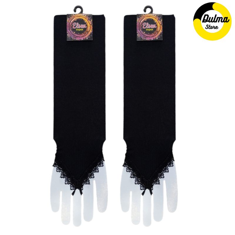 MENSET TANGAN DEKER MANSET CINCIN RENDA HANDSOCK JERSEY SPANDEX LEMBUT WANITA MUSLIMAH UMROH