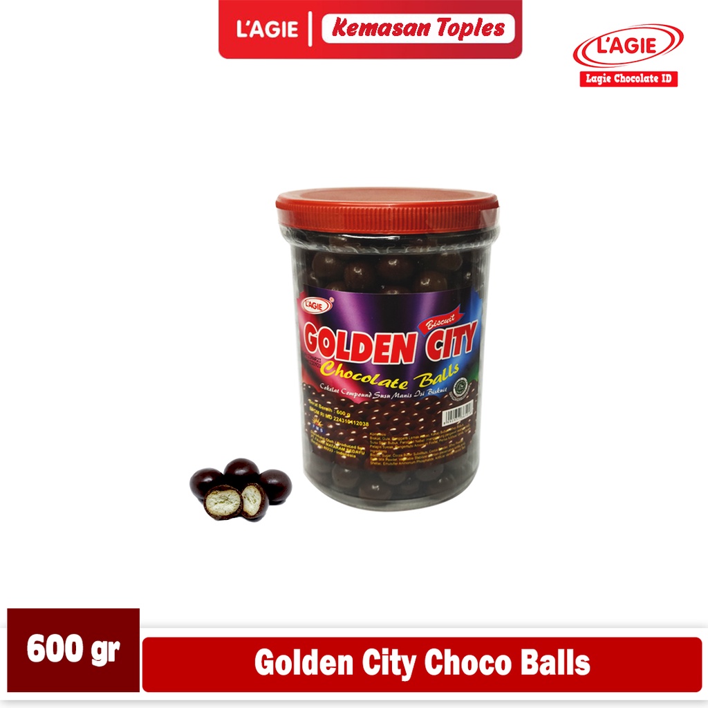 

LAGIE GOLDEN CITY CHOCO BALLS 600GRAM