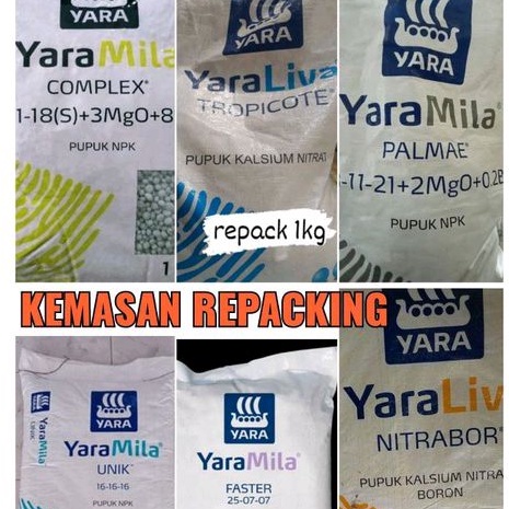 Pupuk Yaramila kemasan Repacking 1kg