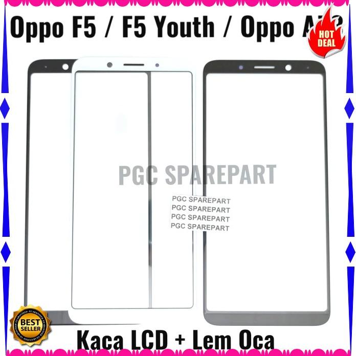 Acc Hp Original Kaca Lcd Glass Plus Lem Oca Oppo F5 F5 Youth A73