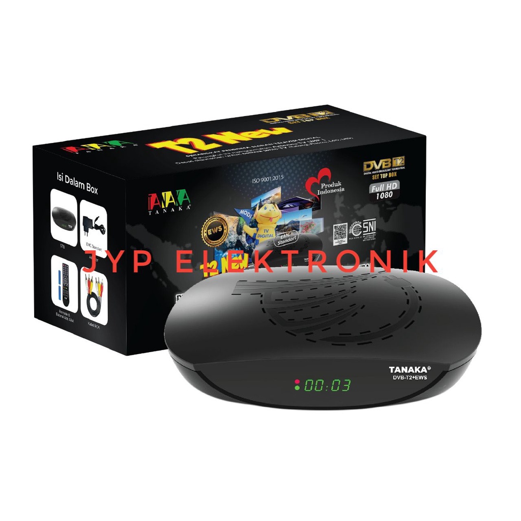 SET TOP BOX (STB) TV DIGITAL TANAKA DVB T2 RECEIVER DVBT2