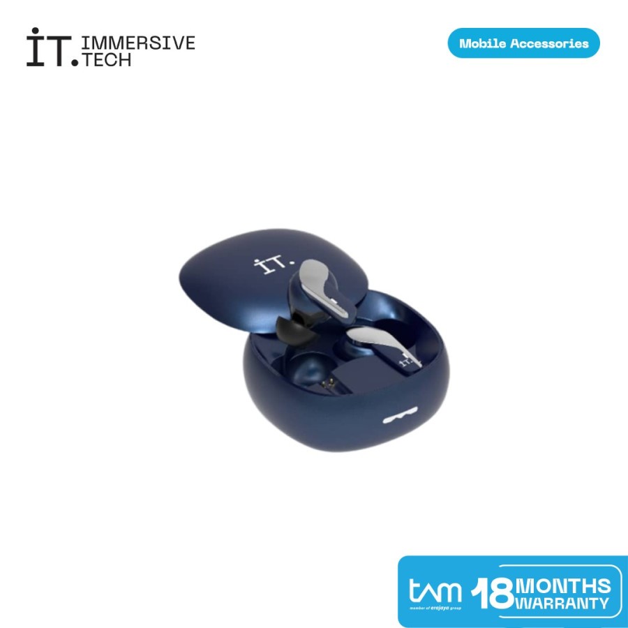 IT Tunebuds True Wireless T51 Blue &amp; Black