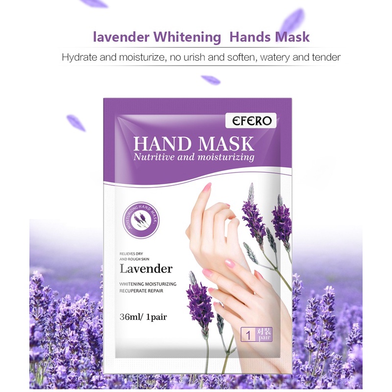 Efero Korean Hand Mask / Masker Tangan Sepasang 36 Ml