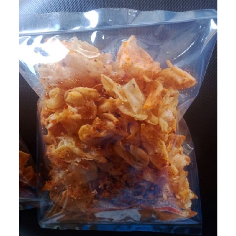 

Kripik Singkong Kriwil Pedas Gurih 125 gram