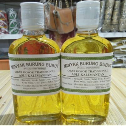 Minyak Burung Bubut ASLI KALIMANTAN