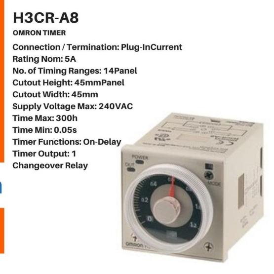TIMER OMRON 100% ORI H3CR-A8 H3CR A8