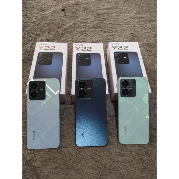 Hp Seken Vivo Y22 Ram 4+4/64 Like New Fullset