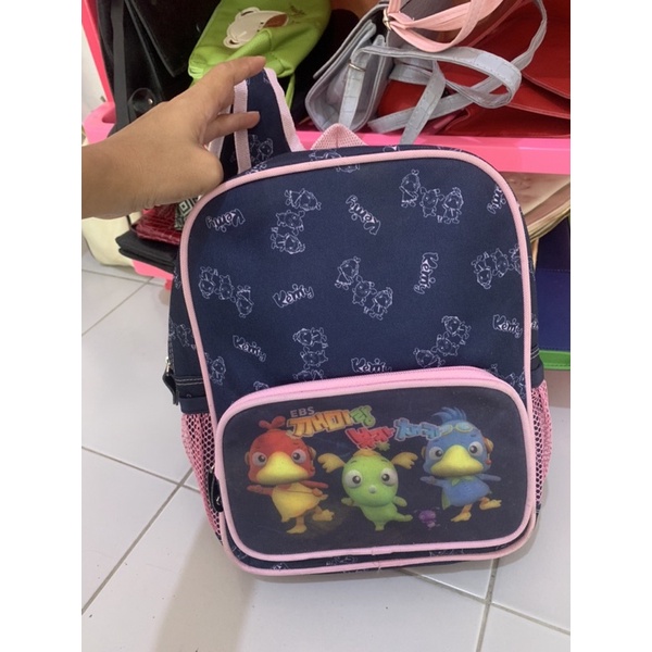 Preloved ransel anak Kemy/ransel anak gambar burung