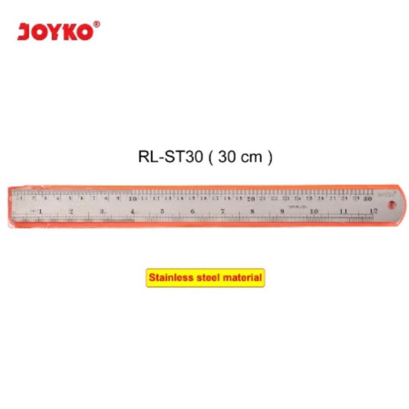 

RULER / PENGGARIS STAINLESS JOYKO 30 CM