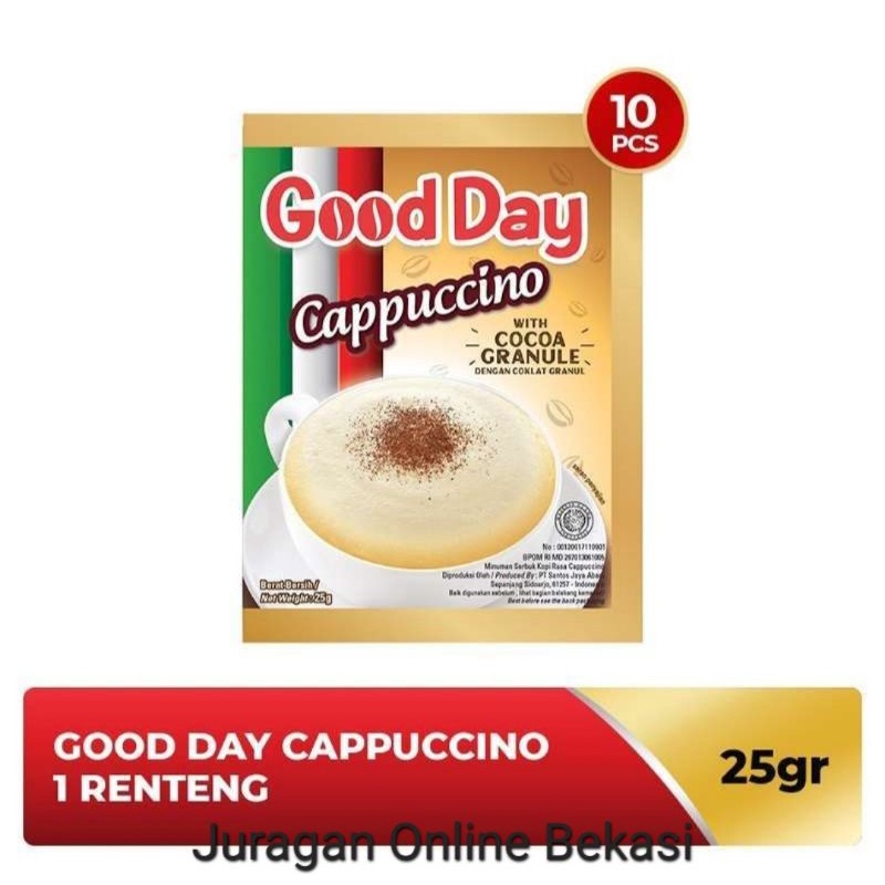 

GOOD DAY CAPPUCCINO [25gr X 10pcs]