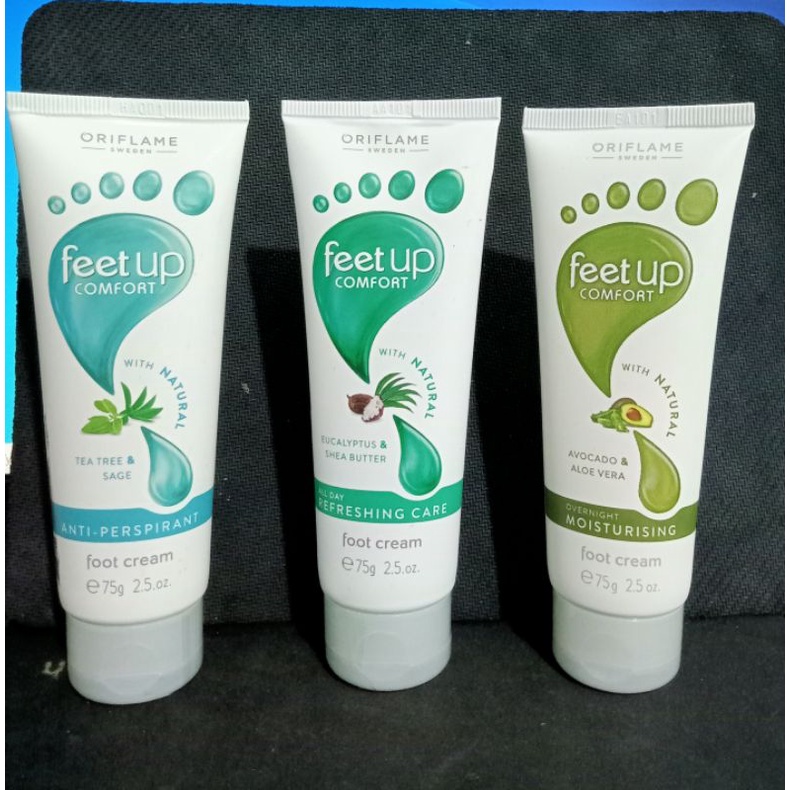 Feet Up Comfort All Day Refreshing Care Foot Cream/Feet Up Comfort Overnight Moisturising Foot Cream/Feet Up Comfort Anti-perspirant Foot cream