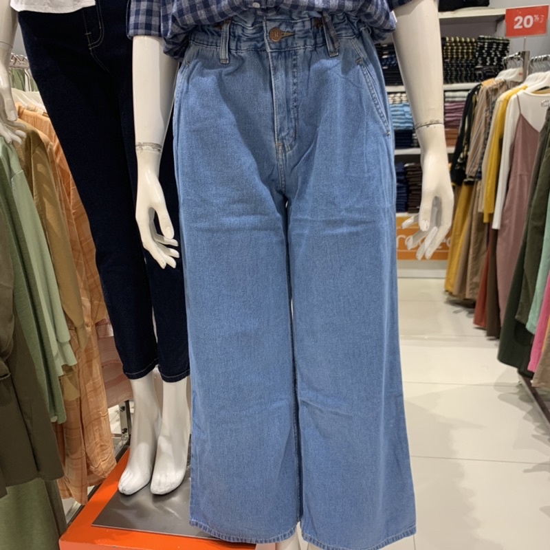 Celana jeans kulot wanita dewasa Rodeo (S-XL)