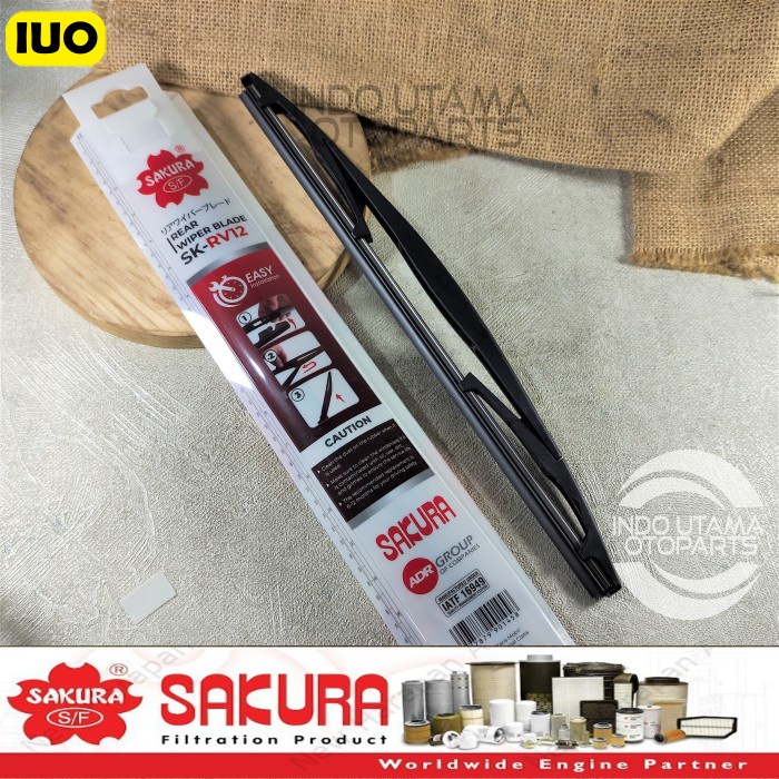 Wiper Belakang Pajero Sport BR-V Xpander BRV Sakura 12 inchi RV12