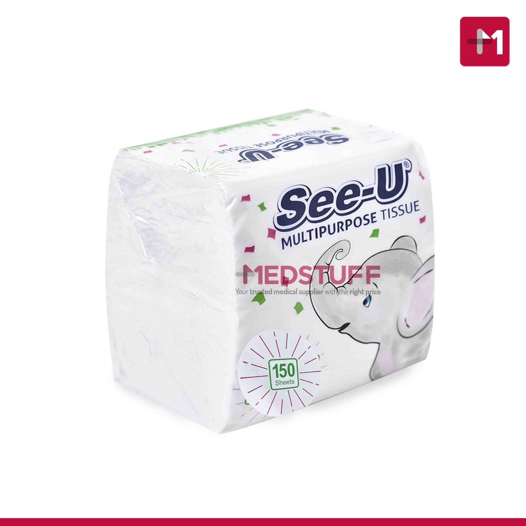 Tissue See U Multipurpose Tissu See U Pop Up 150s Tisu See U Pop Up Gajah 150s