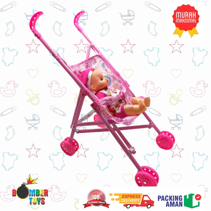 MAINAN DORONGAN BAYI BONEKA STOLLER BAYI 033