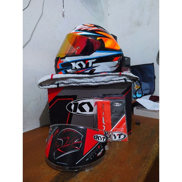 KYT NFR AXEL BASANI EQRS 2022 PAKET GANTENG FULLSET ORI KYT
