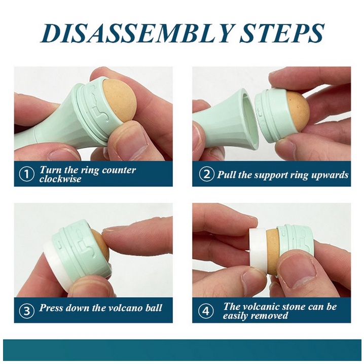 A253-A255 OIL CONTROL ROLLER minyak kertas wajah perawatan kecantikan berminyak make up kering rolling stone batu facial face absorbent pores remove pore oily menghilangkan menyerap penyerap