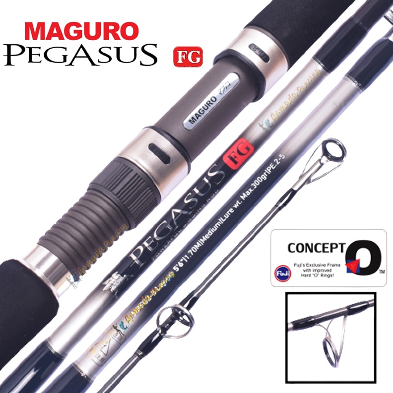 Joran Pancing Maguro PEGASUS FG | Cincin Fuji | PE1-3 | PE2-5 | PE3-6 | Full Fuji