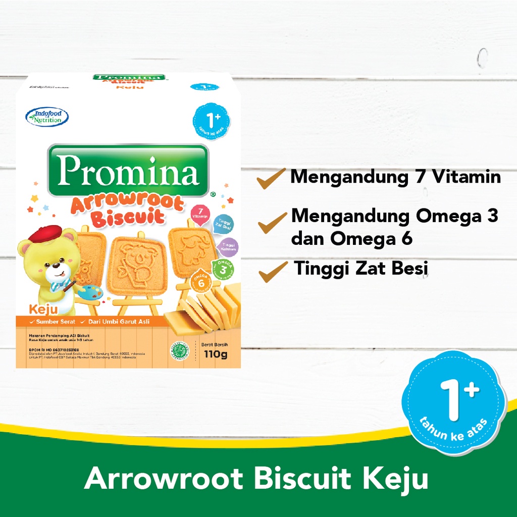 PROMINA ARROWROOT BISCUIT 110GR