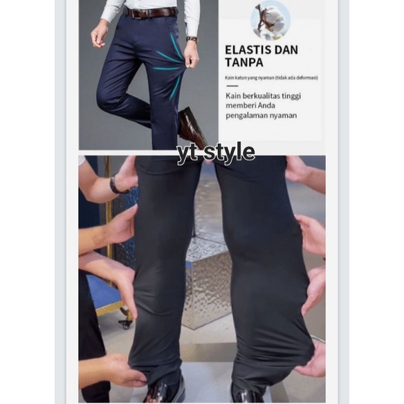 celana bahan melar slimfit pria | celana kantor melar slimfit pria | celana kerja melar slimfit pria | celana hitam pria | celana bahan pria | celana kantor pria | celana pria | celana panjang pria | celana bahan pria melar