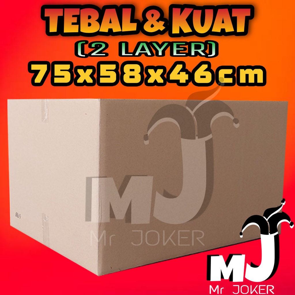 Jual Kardus Pindahan Tebal Penyimpanan Kotak Box Pengiriman Baru Jumbo ...