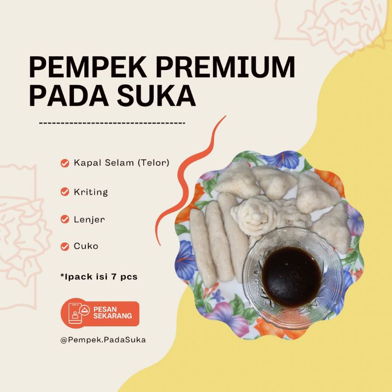 

PEMPEK PREMIUM ISI 7 PCS ASLI PALEMBANG