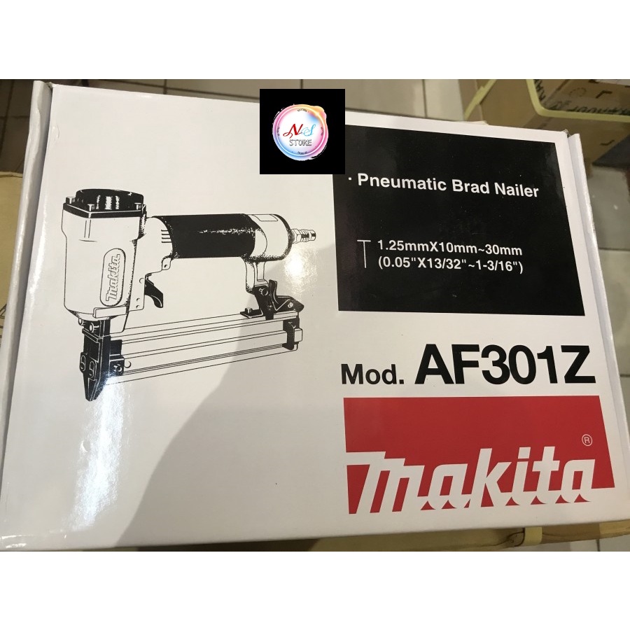 MESIN PAKU TEMBAK / AIR NAILER MAKITA AF 301 Z ( PAKU LURUS)