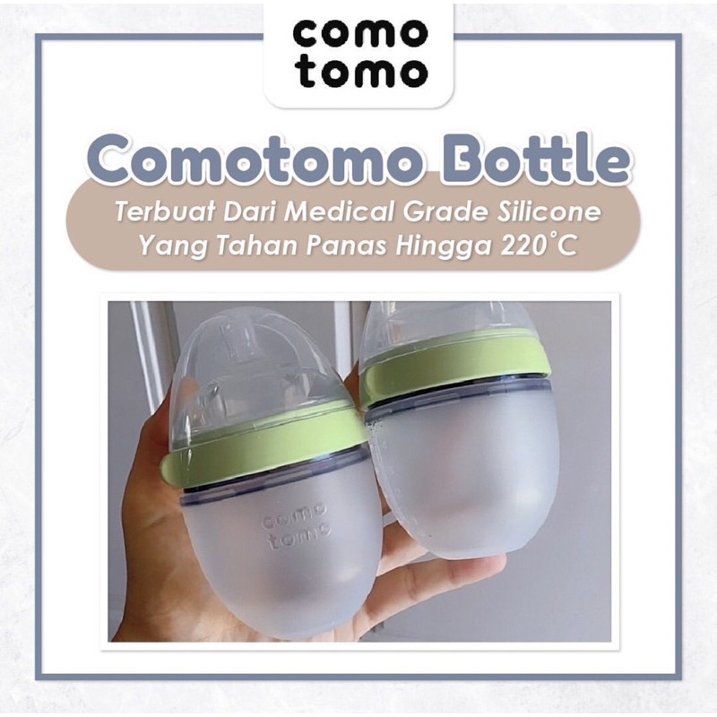 Comotomo Botol Susu 250 TWIN - Botol susu bayi isi 2