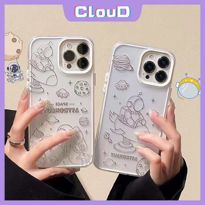 3in1 Casing Tpu Realme C35 C15 C12 C3 C25s C30 C33 C25Y C11 2021 5 5S 9i 5i 6i C25 C20A C21 Na21 Motif Astronot