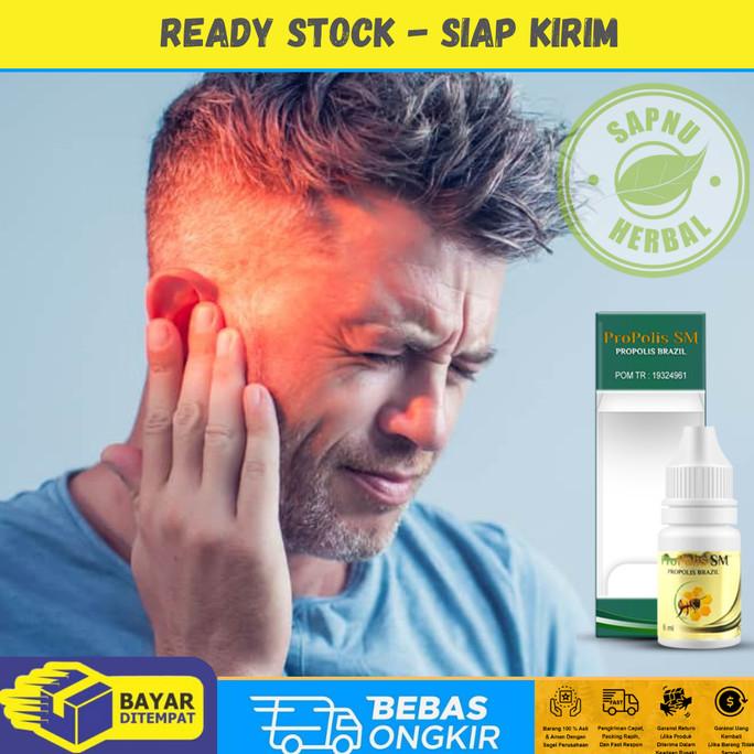 

TERBARU Obat Telinga Curek Congek Berair Bernanah Bau dan Gatal - Propolis SM /OBAT TELINGA BERDENGUNG/OBAT TELINGA BERAIR/OBAT TELINGA TERSUMBAT/OBAT TELINGA BUDEG/OBAT TELINGA BERNANAH
