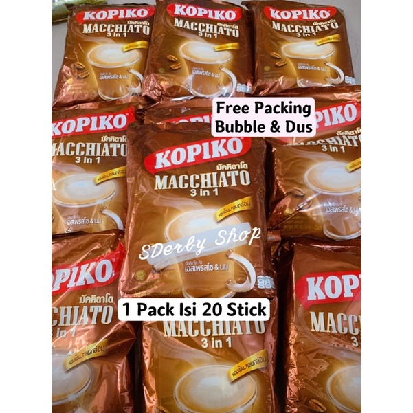 

Kopiko Macchiato Thai 3in1 Kopi Machiato 3 in 1