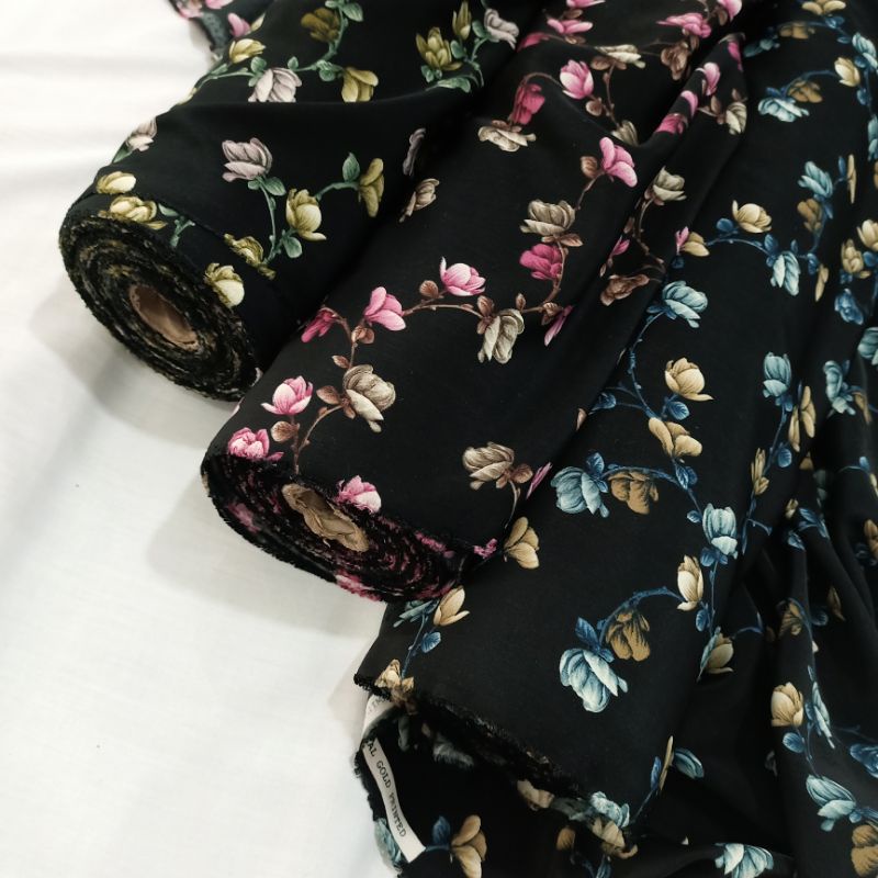 KAIN MOTIF BUNGA / VALENTINE / LEBAR 115CM