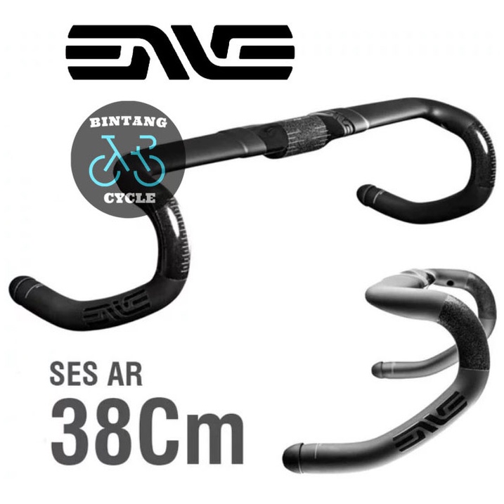 Road Handlebar ENVE SES AR 38Cm Carbon - INTERNAL ROUTING Drop Bar