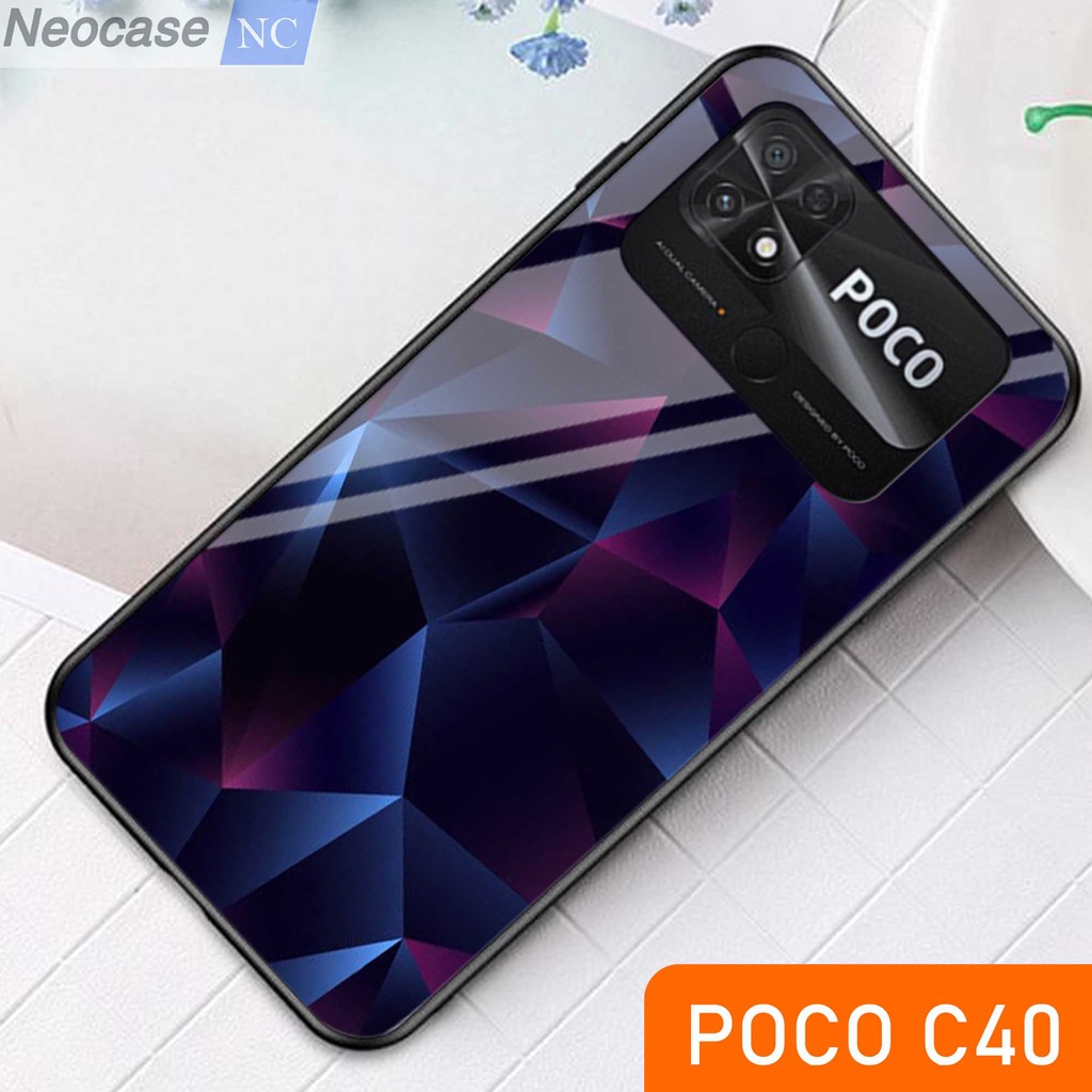 Softcase Glass Kilau Poco C40 - Casing HP Poco C40 - Case HP Poco C40 - N25