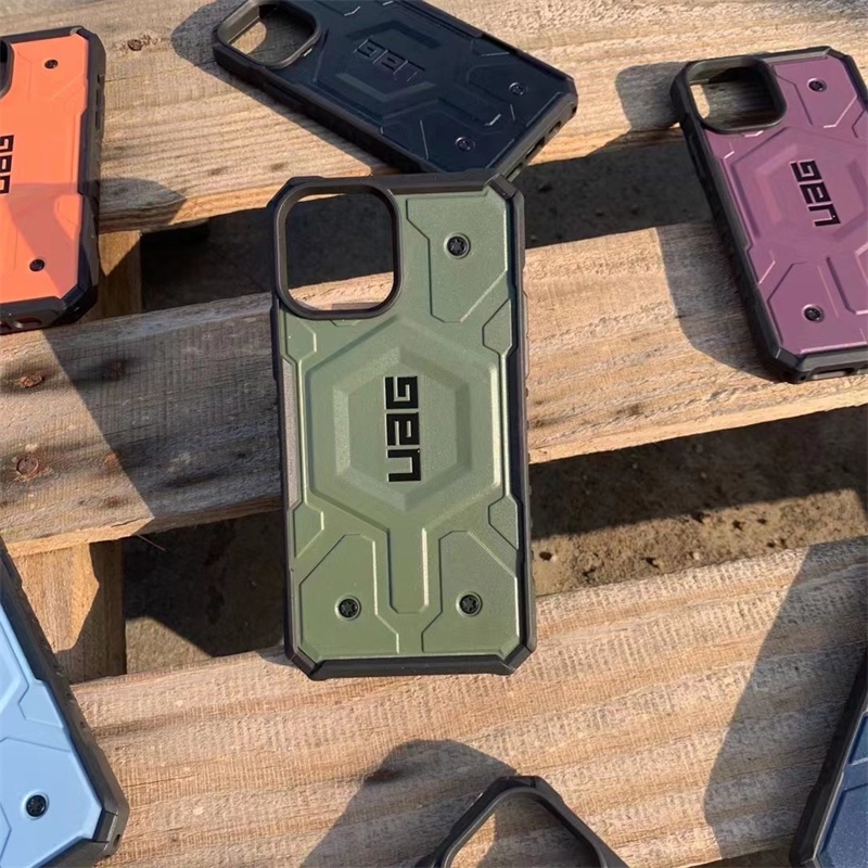 Uag Hard Case Magnetik Pelindung Jatuh Untuk 14 13 12 Pro Max 14 Plus