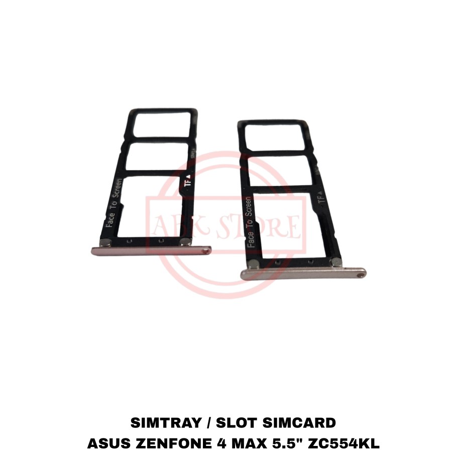 SIMTRAY SIMLOCK SLOT SIMCARD SIM TRAY CARD LOCT ASUS ZENFONE 4 MAX PRO 5.5 ZC554KL - mamanmobile