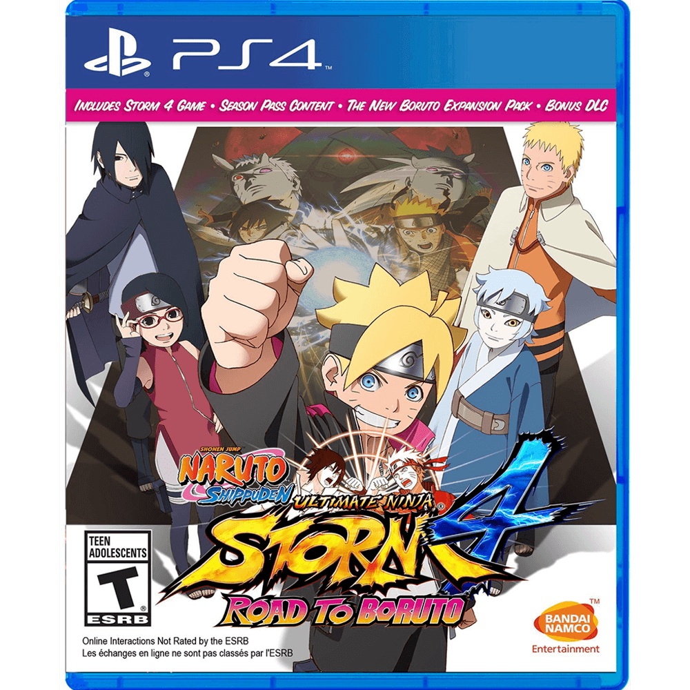 BD Kaset PS4 Naruto Shippuden Ninja Storm 4 Road To Boruto REGION 3 ASIA
